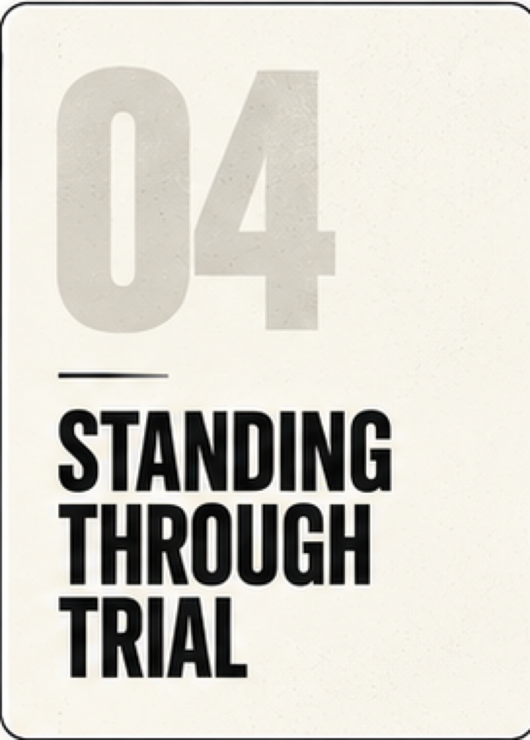 Standing Through Trial-Women's
